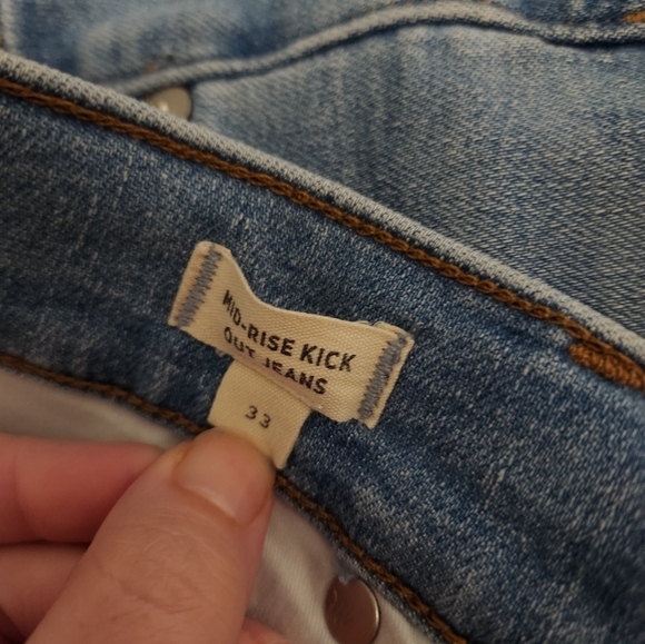 Madewell kick out jeans-size 33 - Picture 3 of 4